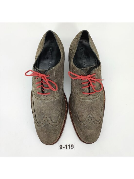 Cole Haan Air Colton Men\'s 9.5 US Oxfords Suede Charcoal Gray Casual C09579 main image 4